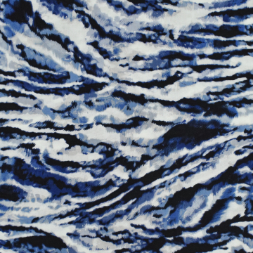 Viscose Fabric Charlie, blue
