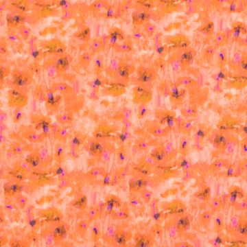 Viscose fabric Colorful Paint, orange