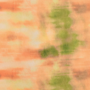 Viscose fabric Linen look batik, orange