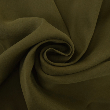Viscose stof Sandwashed, olijfgroen