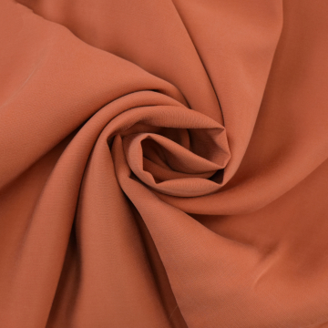 Viscose stof Sandwashed, terracotta