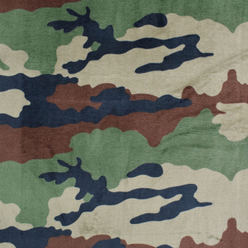 Wellnessfleece Camouflage, groen
