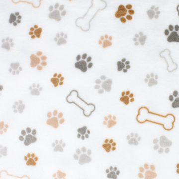 Wellnessfleece dogs, wit