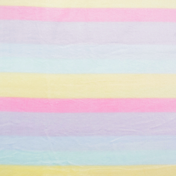 Wellnessfleece Rainbow Stripes, veelkleurig