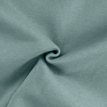 Tissu sweat molleton, menthe chiné