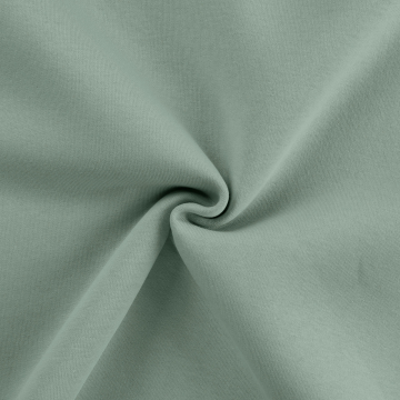 Tissu sweat molleton, menthe pâle