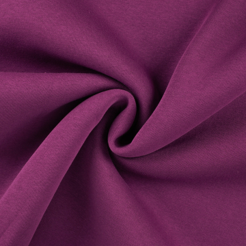 Tissu sweat molleton, mûre
