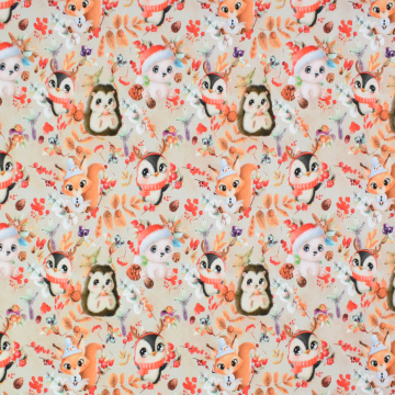 Wintersweat Christmas Animals, beige