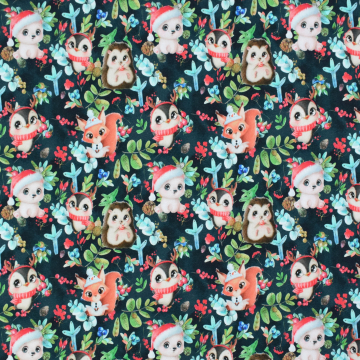 Wintersweat Christmas Animals, dunkelblau