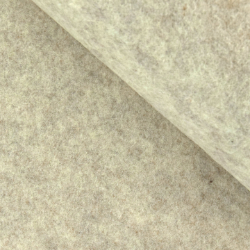 Wolvilt 2 mm, crèmekleurig gemêleerd