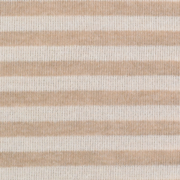 Gebreide stof met wol Stripes, beige