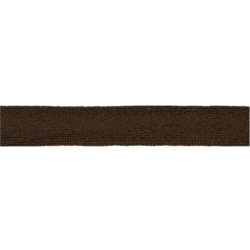 Ruban laine 28mm, marron foncé