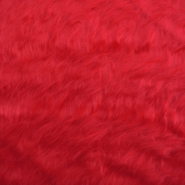 Pluche langharig, rood