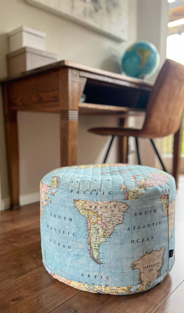 Coudre le pouf de salon CHILLMA