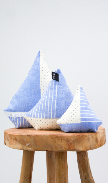 Coudre un bateau en tissu