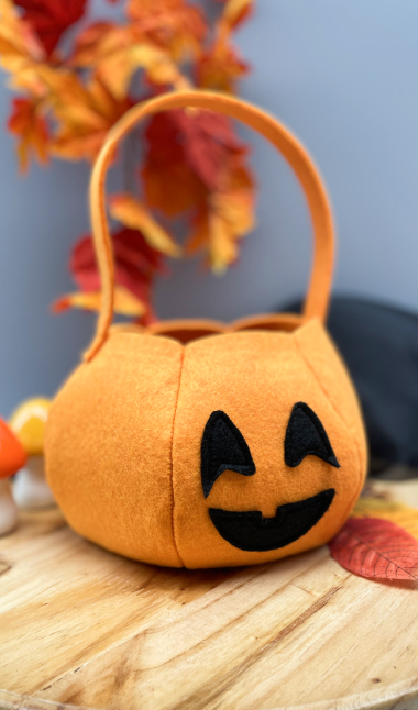 Coudre une citrouille d'Halloween