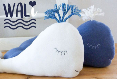 Coudre un doudou baleine