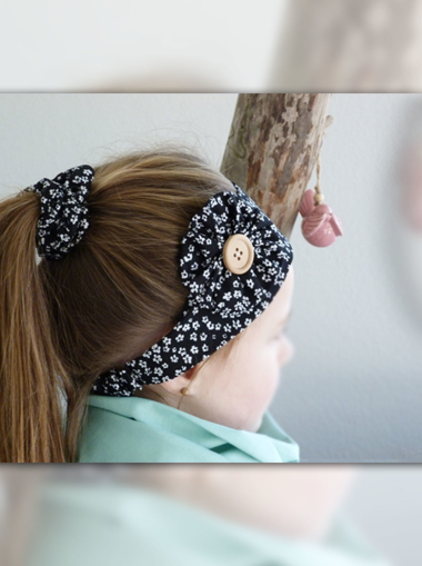 Stirnband und Haarspange nähen