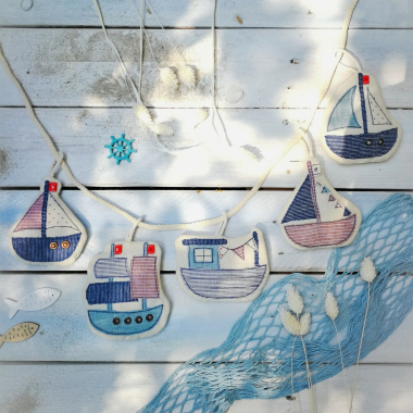 Schiffchen-Girlande