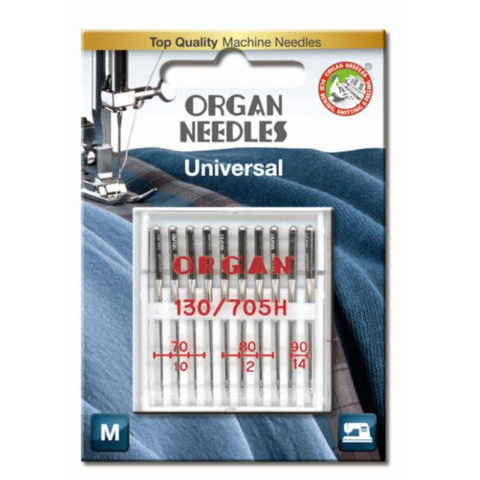 10 Organ Naalden voor naaimachines 130/705 H, Universal 70-90