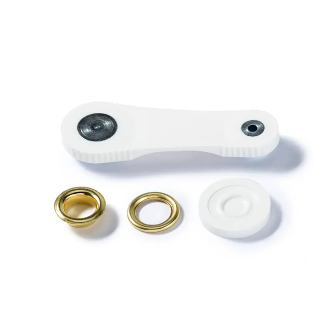 Ringen met schijven MS goudkleurig 11,0 mm