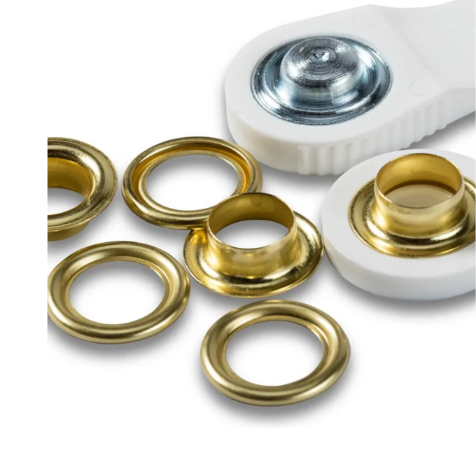Ringen met schijven MS goudkleurig 11,0 mm
