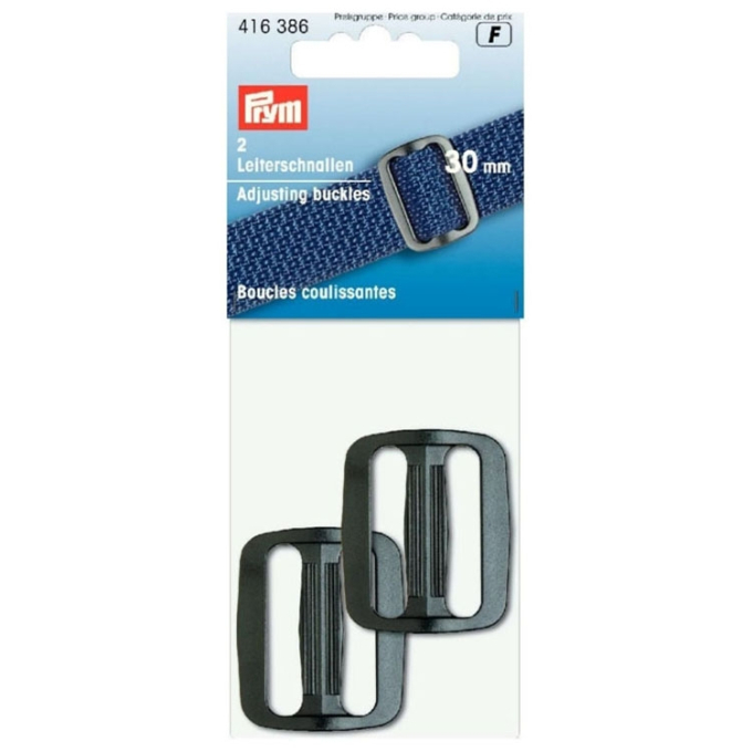 2 boucles coulissantes Prym, 30 mm