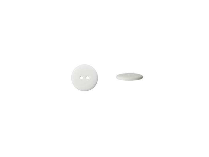 2-Gat-Knop Standard wit, 20 mm /Stck.