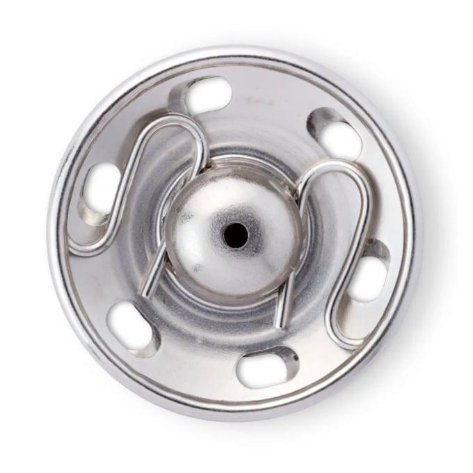 3 boutons pression Prym, 21 mm, couleur argent