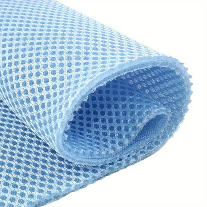 3D mesh fabric 150 x 50 cm, light blue