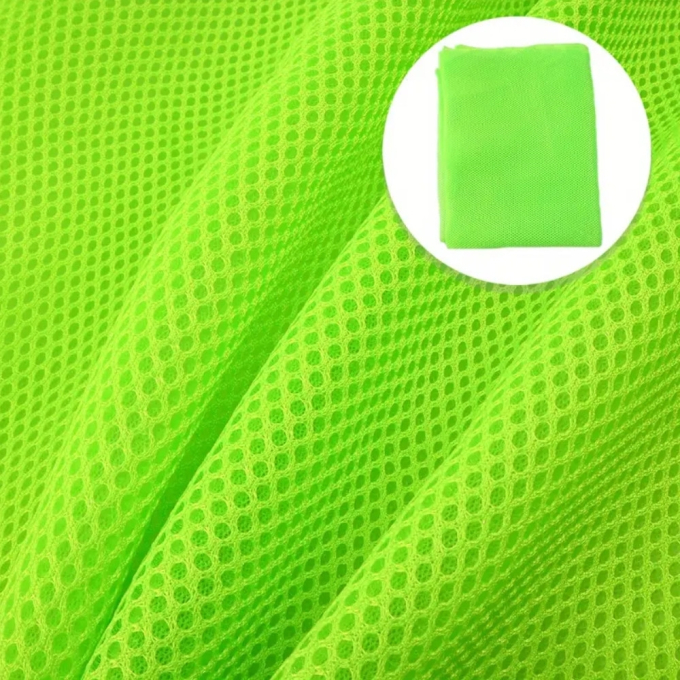 3D mesh fabric 150 x 50 cm, neon green