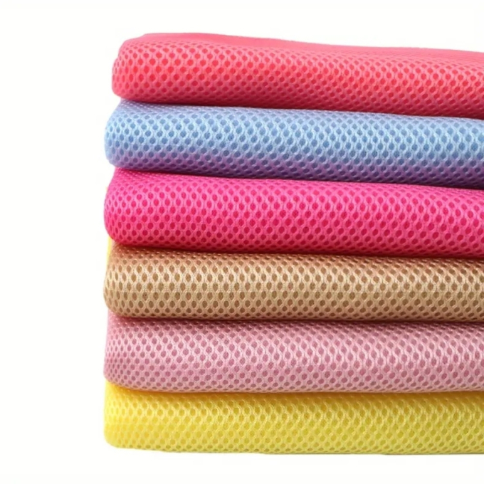 3D mesh fabric 150 x 50 cm, red