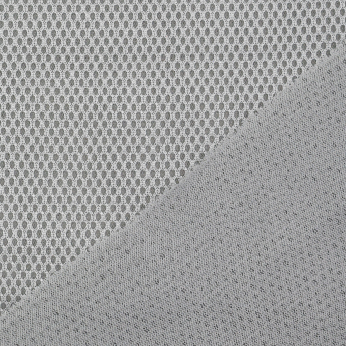 3D mesh fabric 150 x 50 cm, silver grey