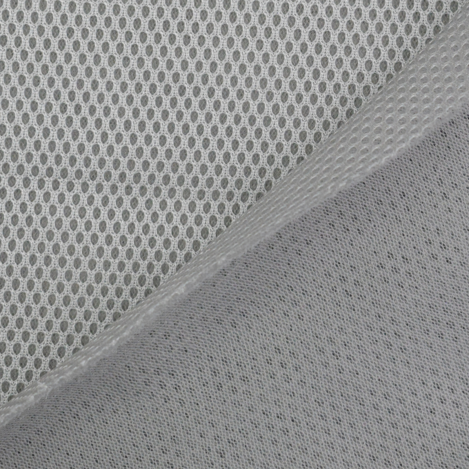 3D mesh fabric 150 x 50 cm, silver grey