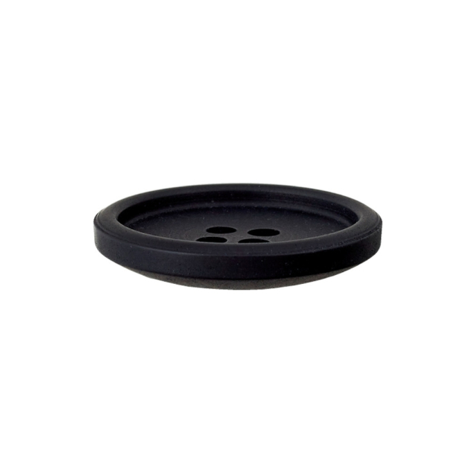 Bouton couture papier recyclé, 28mm 4 trous, noir