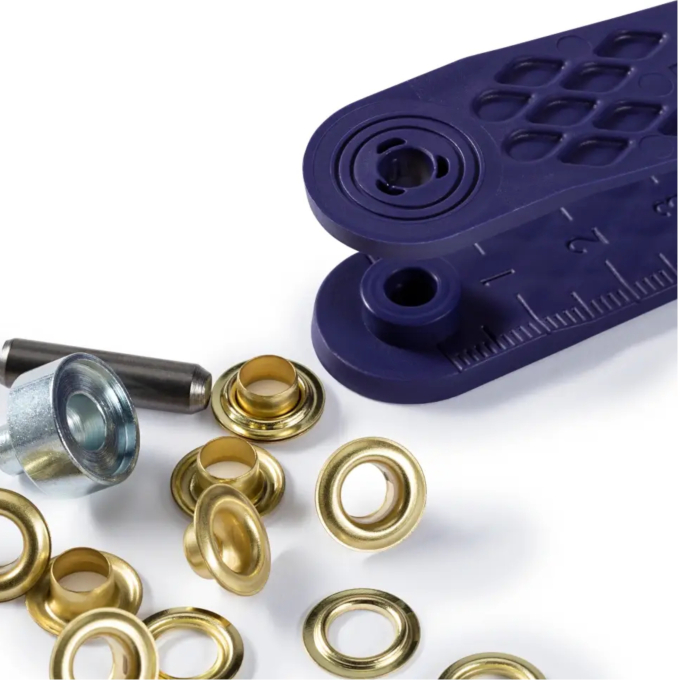 Ringen met schijven MS goudkleurig 5,0 mm