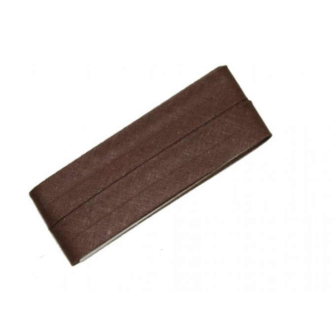 Biais couture coton 5m, marron foncé (881)