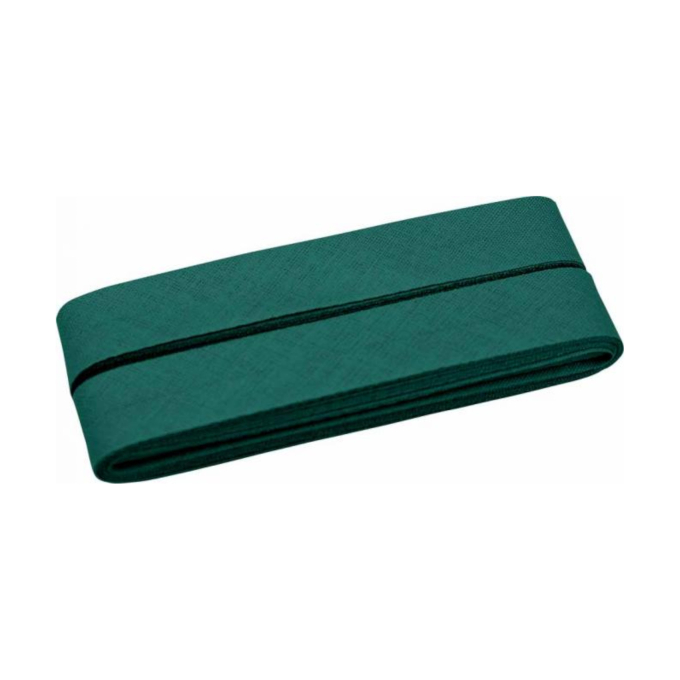5 m  Katoenen biaisband, racing groen (375)