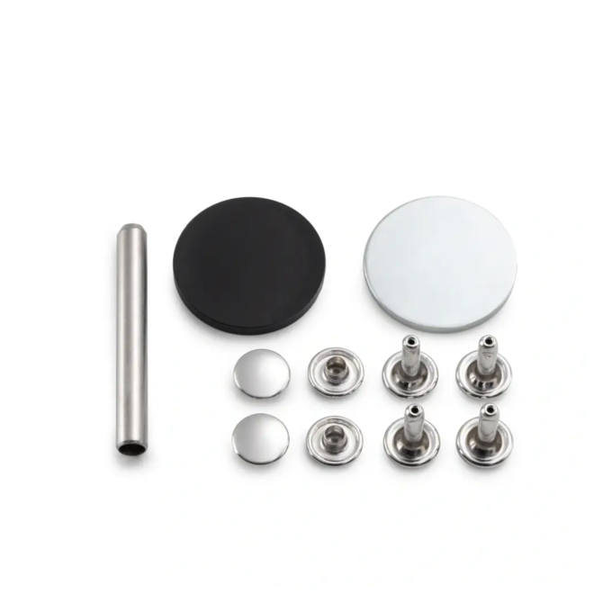 8 rivets tubulaires Prym, 6-9 mm, couleur argent