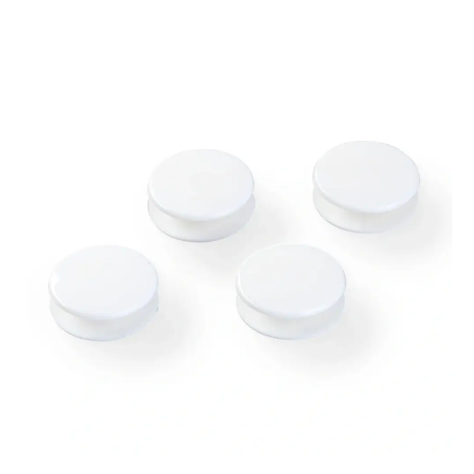 9 boutons double en plastique pour linge de lit Prym, 15 mm, blanc