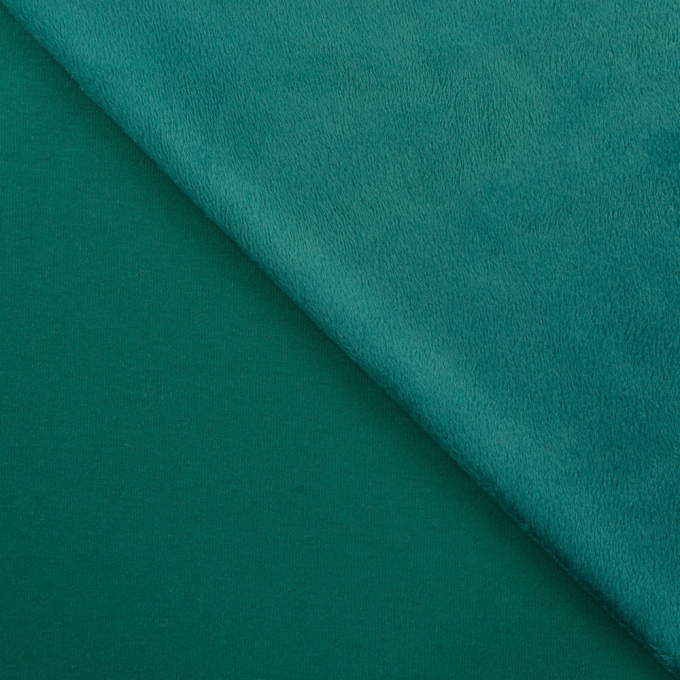 Alpenfleece / Kuschel-Sweatshirt , flaschengrün