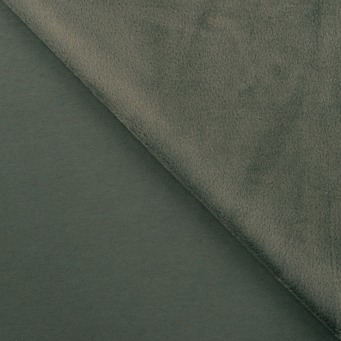 Alpenfleece / Kuschel-Sweatshirt, army