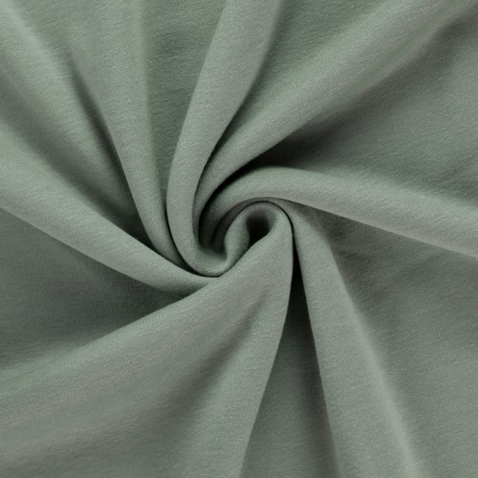 Alpenfleece sweatshirtstof, vaalgroen