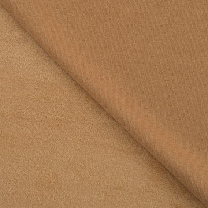 Alpenfleece sweatshirtstof, caramel