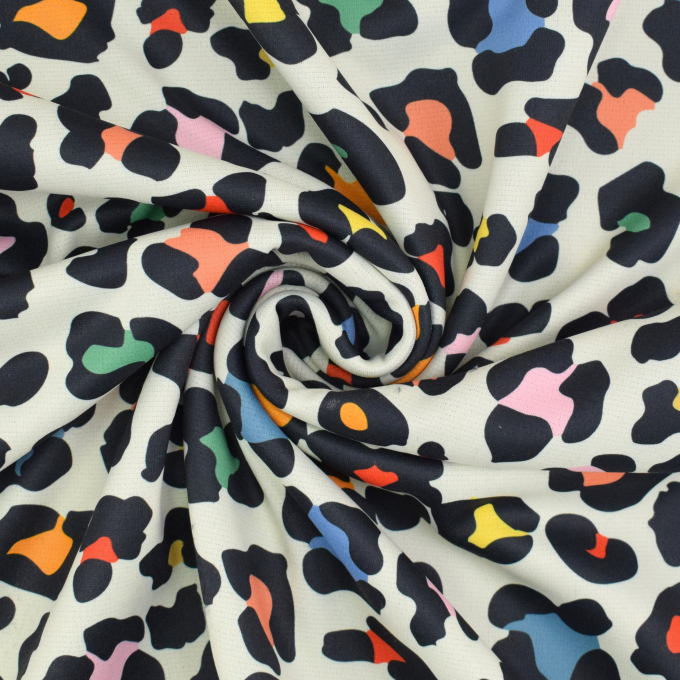 Alpenfleece sweatshirtstof Color Leo, lichtgeel