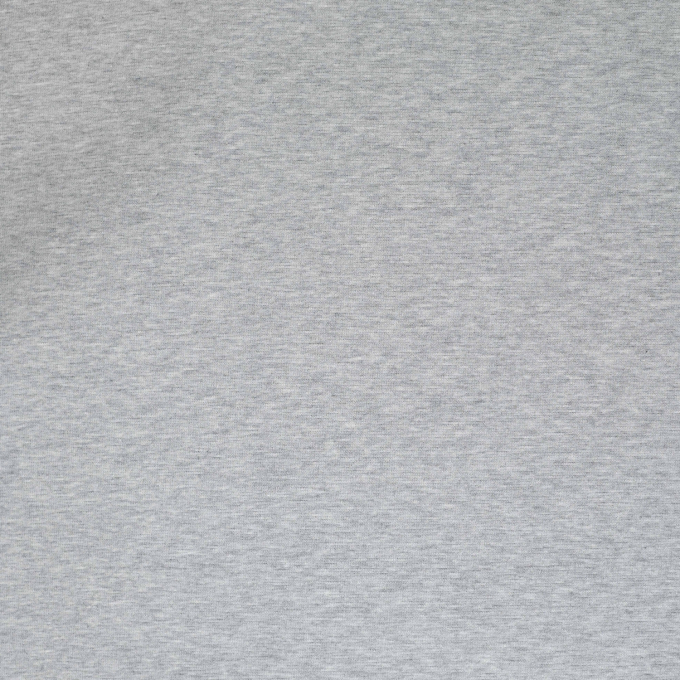Alpine fleece sweatshirt fabric, light grey melange