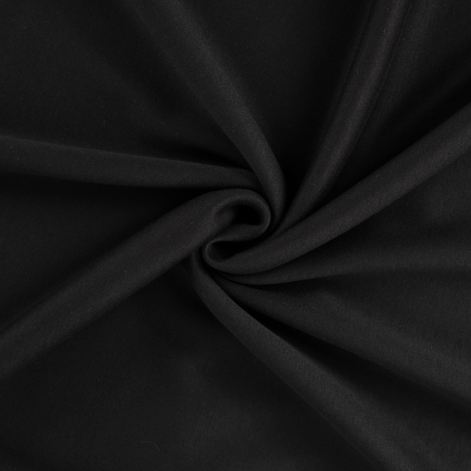Tissu sweat polaire alpine, noir