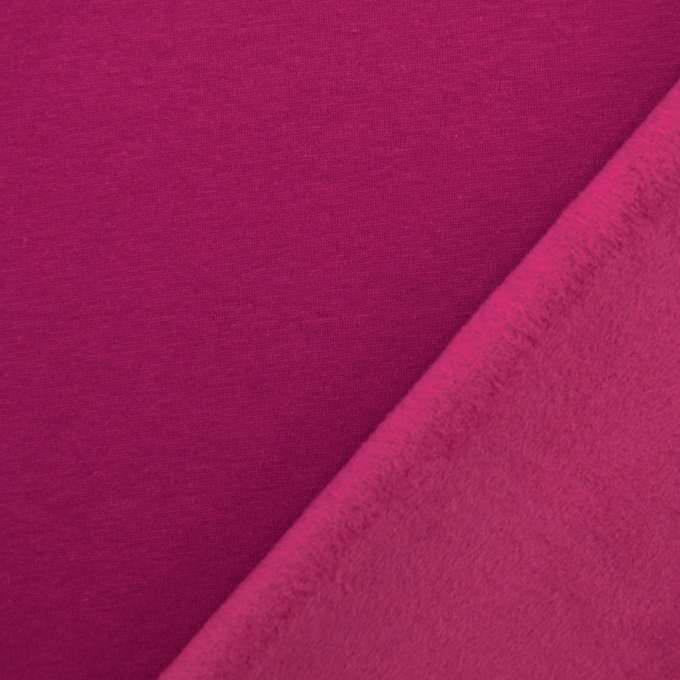 Alpenfleece / Sweat uni, beere