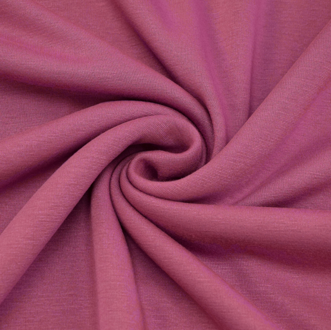 Alpenfleece / Sweat uni, malve