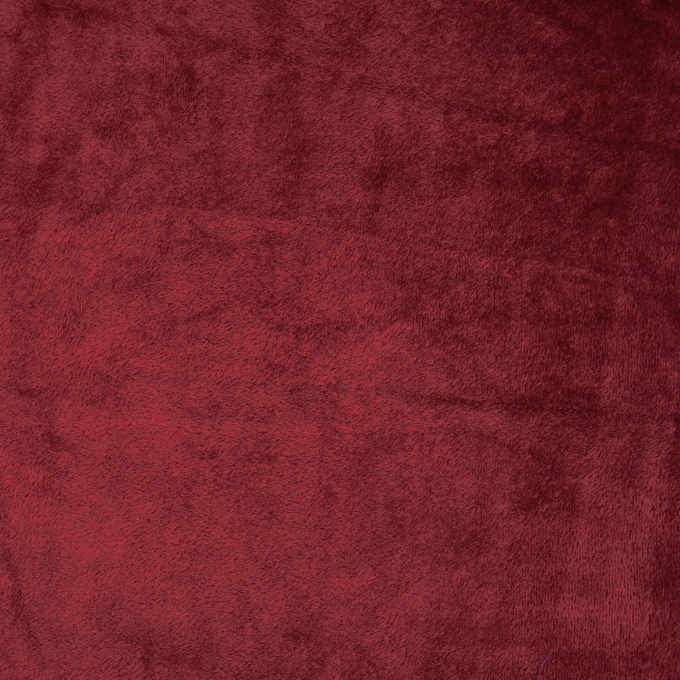 Alpenfleece / Sweat uni, weinrot